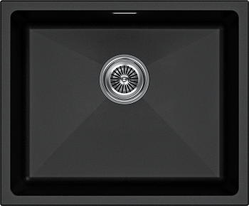 Кухонная мойка Paulmark LUMI 55UNI LU55-BL 46х56 цвет черный